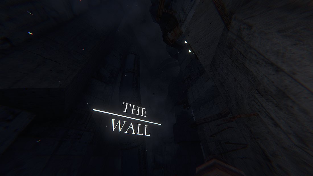 The Wall — a Lorn's Lure area title card over a dark megastructure chasm
